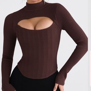 House of CB Cocoa Knitted Corset